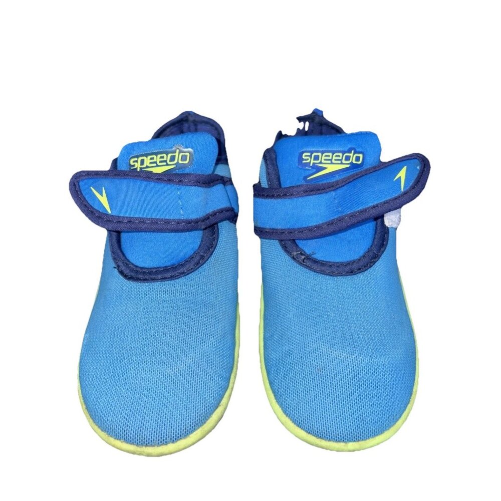 Speedo Unisex Kids Blue Slip-On Water Shoes Size “XL” Toddler Size 11-12